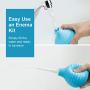 Luvkis Anal Douche Before or After Anal Play Safe and Simple Enema Cleaning Kit Blue