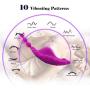 Electric Wireless Remote Control Wearable Massager - 10 Vibration Frequency, Flexible Tail Massage - Waterproof USB Charging - Vitality Toys.