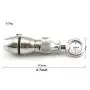 ThinkMax Stainless Steel Anal Plug Lock Rotate Open Expension Chastity for Restraints Slave Ass Hole ThinkMax Stainless Steel Anal Plug Lock Rotate Open Expension Chastity for Restraints Slave Ass Hole