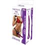 Hott Products Wet Dreams Skinny Me Strap On Dildo with Harness, Purple, 7 Inch, 10 Ounce