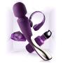 LELO SMART WAND Cordless Body Massager, Large Size, Plum, Powerful Rechargeable Vibrator to Massage You From Head to Toe