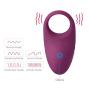 SVAKOM Wendy Vibrating Cock Ring Vibrator Powerful Full Silicone Penis Ring Waterproof Rechargeable Longer Lasting Erection Adult Sex Toy for Men Couples (Violet)