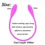ARIRRA USB Charging Silicone Double-end Vaginal and Anal Couple Vibrator Female Masturbator
