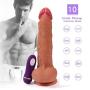 LLLYYY 3 Thrusting and 10 Vibrating 3D Hands Free Massager for Female