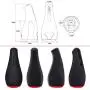 Fully Man Automatic Electric Massage Toy Sport Fitness Toys Portable Handheld Massage Device Improve Promote Blood Circulation Physical Massage Tool Relax Body and Muscle Equipment Good Gifts for Men