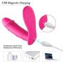 Wearable Vibrator Clitoris and G-Spot Stimulator Remote Control Waterproof Dildo Vibrator with Dual Motor 10 Vibration Modes Silicone Rechargeable Clitoris Vagina Massager for Women Couples Fun