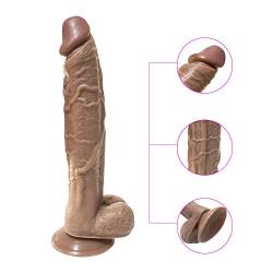 ZLBF 11.4 Inch Brown Suction Dillo Realistic Toys -angoopp