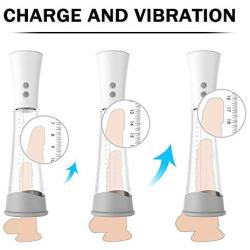 Automatic Pump Air Massager Tool with 3 Suctions and 4 Vibrations Multi-Functions Male Effective Electric Toys for Men