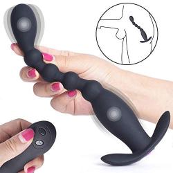 Man Víb`r``átịņg Aāl Beads Ví`brát`ór Silicone 10 Modes Pr`ọst`āte Massager S`èx T`oys for Women