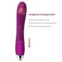 SVAKOM Angel Vibartors New Adult Sex Toys G-Spot Heating Function Vibes and Clitoris Wand Massager for Woman Masturbator for Couple Sexual Wellness (Violet)