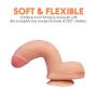 Wildfire Realistic Ultra-soft Dildo with Suction Cup Cyberskin Lifesize Penis Dong for Female Masturbation
