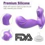 BOMBEX Silicone Panty Vibe - 10 Speeds Remote Control G-spot Clitoris Stimulator, Waterproof & Rechargeable, Hands-Free Wearable Vibrator for Women and Couples (Purple) BOMBEX Silicone Panty Vibe - 10 Speeds Remote Control G-spot Clitoris Stimulator, Waterproof & Rechargeable, Hands-Free Wearable Vibrator for Women and Couples (Purple)