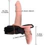 Female Dormitory Training Exercise Toys - Adjustable Placement Penis with Black Underwear Female Lesbian with Wearable Massager Adult Toys Fun Furniture - Honey Play Massager - (6.5 inches - 3.7 inche