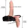 Female Dormitory Training Exercise Toys - Adjustable Placement Penis with Black Underwear Female Lesbian with Wearable Massager Adult Toys Fun Furniture - Honey Play Massager - (6.5 inches - 3.7 inche