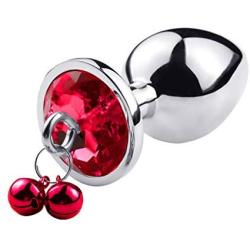 Batyuery Luxury Metal Butt Toys Heart Shaped Amal Trainer Jewel Butt S&M Amal Plugs Woman Men Six Gifts Things for Beginners Couples Stimulation Enhancer