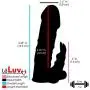 LeLuv Penis Sleeve DEEP DIVER with Vibrating Bullet Clitoral Tickler Textured Rabbit Male or Dildo Enhancement LeLuv Penis Sleeve DEEP DIVER with Vibrating Bullet Clitoral Tickler Textured Rabbit Male or Dildo Enhancement