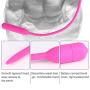 OUYAWEI Electric Stimulation Urethral Sound Penis Sex Toys Electric Shock Accessories Urethra Plug Stimulator Pink 7.5cm