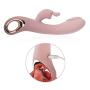 Luv Sensation G-Spot Clitoris Rabbit Vibrator, Waterproof Rechargeable Stimulator Massager Sex Toy with Soft Silicone and Different Vibrating Level Grey