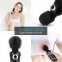 Mini Wand Massager, Rechargeable Personal Massage Wand with 7 Vibration Modes, REVO Waterproof & Cordless Travel Gift for Neck Shoulder Back Body Massage, Sports Recovery & Muscle Aches