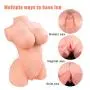 3D Life-Size Male Masturbator Love Doll C Cup Realistic Adult Sex Toy Stroker for Men Masturbation Women Full Size Real Torso Pussy Ass with Lifelike Vagina Anal Butt Massage Pussycat Dolls for Man