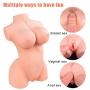 Life-Sized Men Male Adult Toy Women Torso Sex Doll with Vagina and Anal 3D Realistic Love Doll Adult Sex Toys with D-Cup Breast - Male Masturbator Pussy Ass TPE Doll with Skeleton (15.5×9.0×5.5in) Life-Sized Men Male Adult Toy Women Torso Sex Doll with Vagina and Anal 3D Realistic Love Doll Adult Sex Toys with D-Cup Breast - Male Masturbator Pussy Ass TPE Doll with Skeleton (15.5×9.0×5.5in)