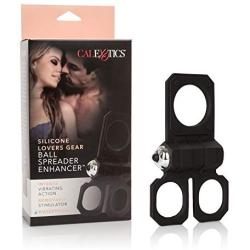 California Exotic Novelties Silicone Lovers Gear Ball Spreader Enhancer, Black