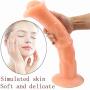 Lfcmf 13.7 inch Super Long Realistic D-i-ldo for Women - Lifelike Extra Soft D-i-ldo Waterproof (Color : Yellow)