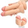 CHAODIAO Double Headed Ended Penetration Big Suction Cup Lesbian Couples Fun-Shop Toys Women,Flesh-GuYAN