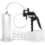 LeLuv Tyro Black Lightweight Penis Pump Bundle with 4 Sizes of Constriction Rings 9 x 2.75 inch Cylinder Diameter