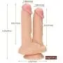 CHAODIAO Double Headed Ended Penetration Big Suction Cup Lesbian Couples Fun-Shop Toys Women,Flesh-GuYAN CHAODIAO Double Headed Ended Penetration Big Suction Cup Lesbian Couples Fun-Shop Toys Women,Flesh-GuYAN