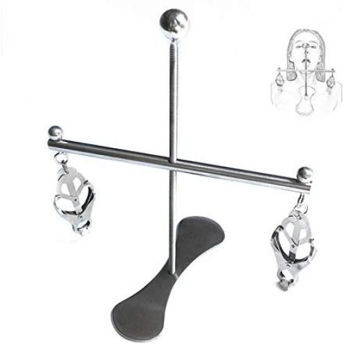 Cyndie Nipple Clips Full Metal Butterfly Adjustable Torture Play Clamps Cage Breast Bondage Restraints Board Sex Toy