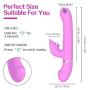 Hands Free Play Thrusting Adult Wireless Remote Control Machine Automatic Massage with Heating & Hand Free Suction Cup 10 Adjustable Telescopic Speed Realistic Silicone