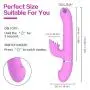 Hands Free Play Thrusting Adult Wireless Remote Control Machine Automatic Massage with Heating & Hand Free Suction Cup 10 Adjustable Telescopic Speed Realistic Silicone