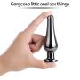 Updated Fetish Butt Anal Sex Toys, Bestimulus 3Pcs Stainless Steel Anal Butt Plugs Personal Massager for Sex Games (3 Colors)
