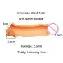 Penis Sleeve Reusable Condoms for Men Penis Enlargement Delay Ejacuation Trainer Penisring Condones Safer (D) Penis Sleeve Reusable Condoms for Men Penis Enlargement Delay Ejacuation Trainer Penisring Condones Safer (D)