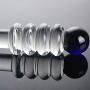 MXD Double-Headed Glass Massage Pull Beads Bǔtt Plug Personal Game Toy Comfortable Waterproof T-Shirt