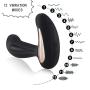 Rechargeable Massager Electronic for Relaxation Massaging with Multiple Vibrating Speed and Wireless Remote Control for Body Massage