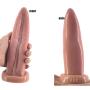 MLSice Anal Plug Realistic Tongue Lick Tease Dildo Butt Plug Vagina G Spot Clitoral Stimulate Flirt Foreplay Sex Toys Oral Sex Erotic Products Rough Surface for Women Lesbian - Skin