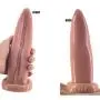 MLSice Anal Plug Realistic Tongue Lick Tease Dildo Butt Plug Vagina G Spot Clitoral Stimulate Flirt Foreplay Sex Toys Oral Sex Erotic Products Rough Surface for Women Lesbian - Skin