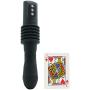 Renegade - Deep Stroker Rechargeable Thrusting Vibrating Wand- Black