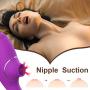 Clitoral Sucking Vibrator Nipple Stimulator Masturbation Dildo Vibrator Waterproof, Treediride Rechargeable G Spot Clitoris Oral Sex Massager with 10 Suction & 10 Vibration Adult Sex Toys for Couples