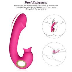 MXJYB Waterproof 7 Frequency Vibration Suction Massager, USB Charging, Multi-Speed Wireless Suction Simulator, Silent Waterproof d Vibration Massage MXJYB
