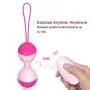 2 Ball Kegel Female Sports Weight Ball - Wireless Portable Design - 10 Speed Modes Designed for Beginners or Advanced - Can be Used for Bladder Control and Pelvic Floor Movement 2 Ball Kegel Female Sports Weight Ball - Wireless Portable Design - 10 Speed Modes Designed for Beginners or Advanced - Can be Used for Bladder Control and Pelvic Floor Movement
