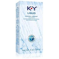 K-Y Liquid Personal Water Based Lubricant, 5 Ounce (Pack of 2)