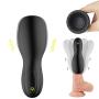 OUYAWEI Male Masturbator 10 Vibration Mode Electric Penis Stimulation Vibrator Waterproof Silicone Men Pleasure Toy