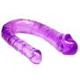 Roxy Sex Toys Double Dildo for Women 13” Small Anal & Vagina Curved Double Ended Dual Penetration G-spot Dong with Penis Head for Lesbians & Beginners