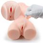 Realistic Male Adult Sex Doll with Inviting Vagina and Anal Opening, PALOQUETH 3D Lifelike Mini Masturbator for Men from Soft Squeezable Silicone for Natural Suction