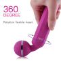 Bluetooth Vibrator Compact Strong Handheld Wand Massager - 6 Mainly Powerful Vibration with Adjustable Vibrating Frequency 360° Rotatable Head for Better Back Neck Foot Massage, Muscle Aches Etc