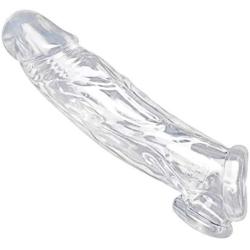 Size Matters Realistic Clear Penis Enhancer and Ball Stretcher