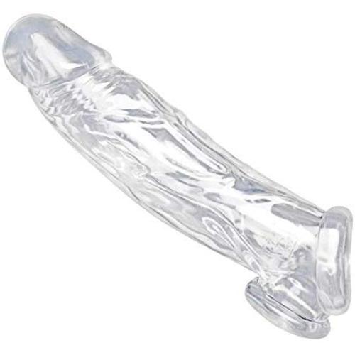 Size Matters Realistic Clear Penis Enhancer and Ball Stretcher